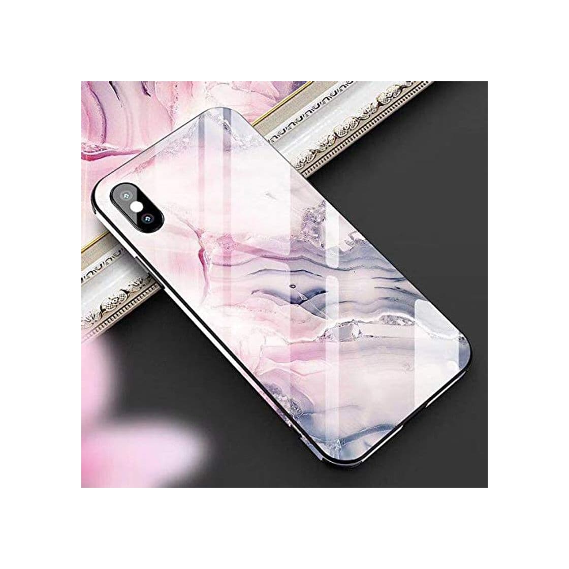 Product Cocomii Fancy Glass Marble Armor iPhone XR Funda Nuevo [Mármol Granito Abstracto]