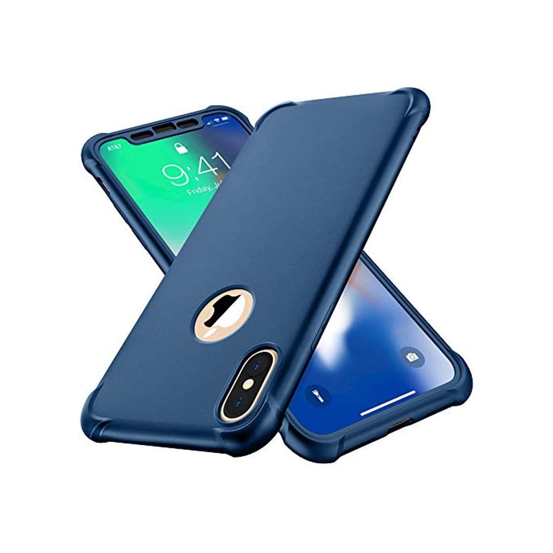 Product ORETECH Funda iPhone X,Funda iPhone XS con [2X Protector de Pantalla de