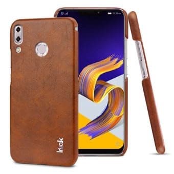 Moda Capa PU Magunivers pele castanho para Asus Zenfone 5Z ZS620K