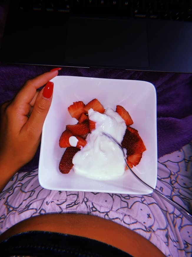 Fashion Iogurte artesanal desnatado com stevia e 🍓 