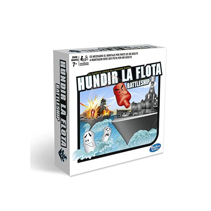 Product Hasbro Gaming- Hasbro Hundir La Flota, Juego de Tablero, Multicolor, única