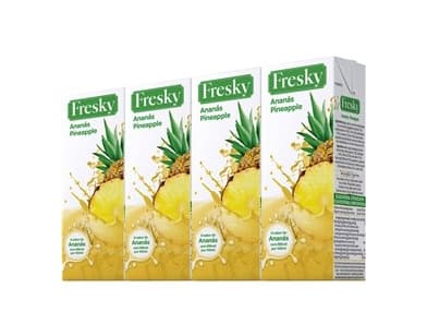 Product Bebida De Fruta Fresky Ananas 4X200ml