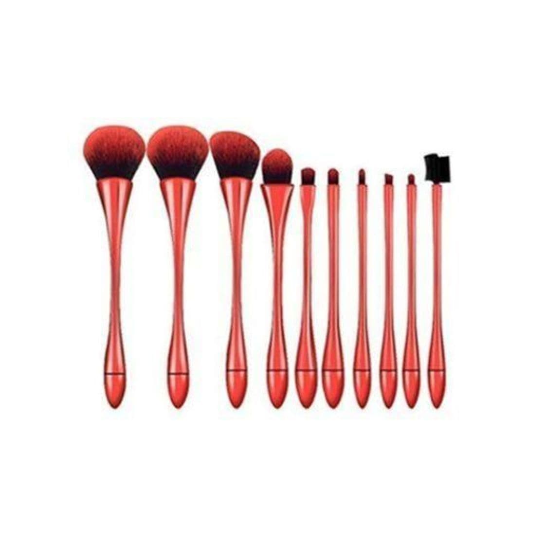 Electronic 10pcs Nueva cáliz cintura profesional Make Up juego de pinceles de maquillaje