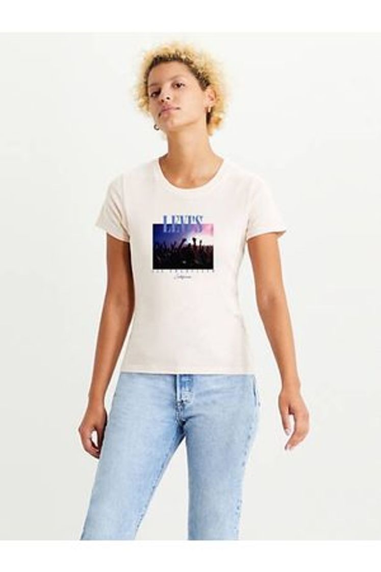 Product Levi's The Perfect Tee, Camiseta, Mujer, Blanco (Brw Outline T2 White