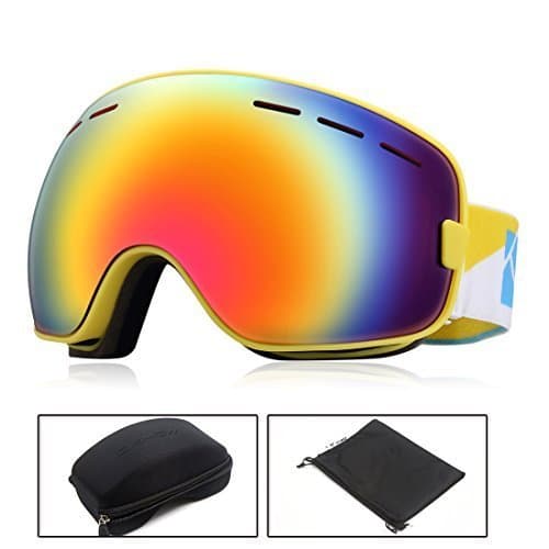 Lugar O'show Ski óculos Anti-Fog UV4000 Proteção Lens Duplo Aldut Snowboard Vidro