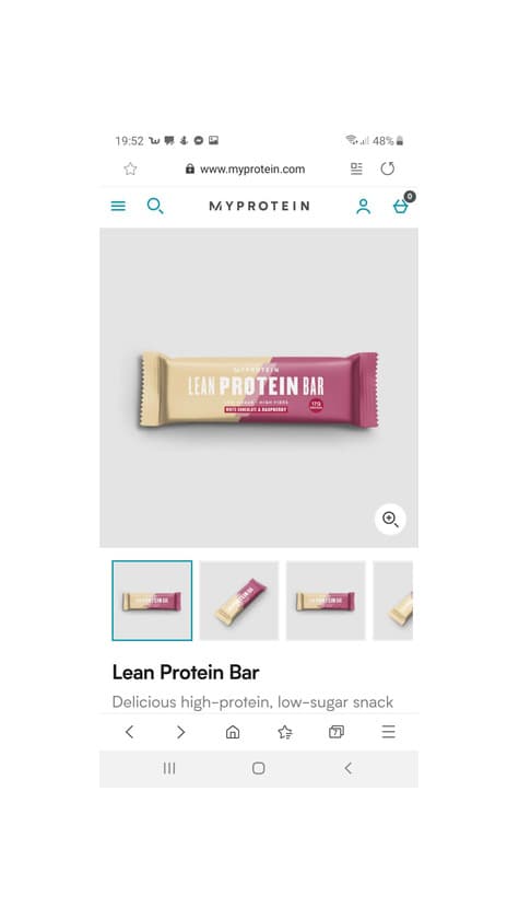 Product Protein bar