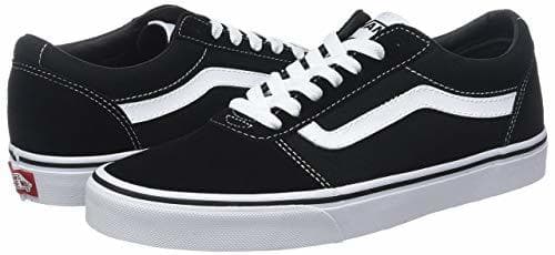 Moda Vans Ward Canvas, Zapatillas Hombre, Negro