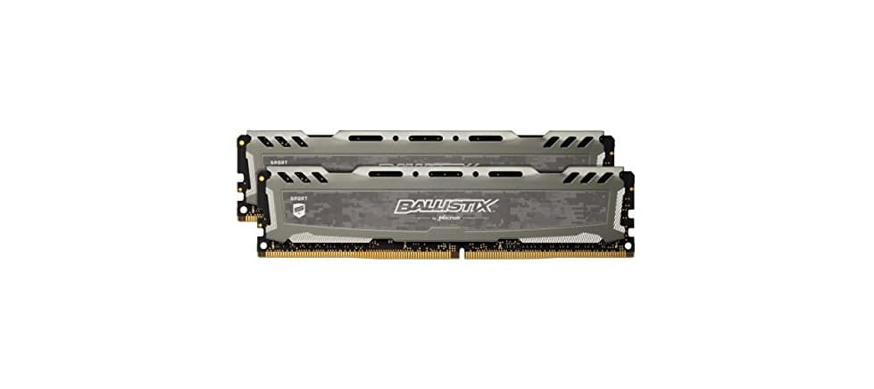 Electronic Crucial Ballistix Sport LT BLS2K8G4D32AESBK 3200 MHz, DDR4, DRAM, Memoria Gamer Kit