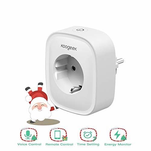 Product Enchufe Inteligente WiFi, Koogeek Smart Plug, Compatible con Alexa/Google Home, Control Remoto