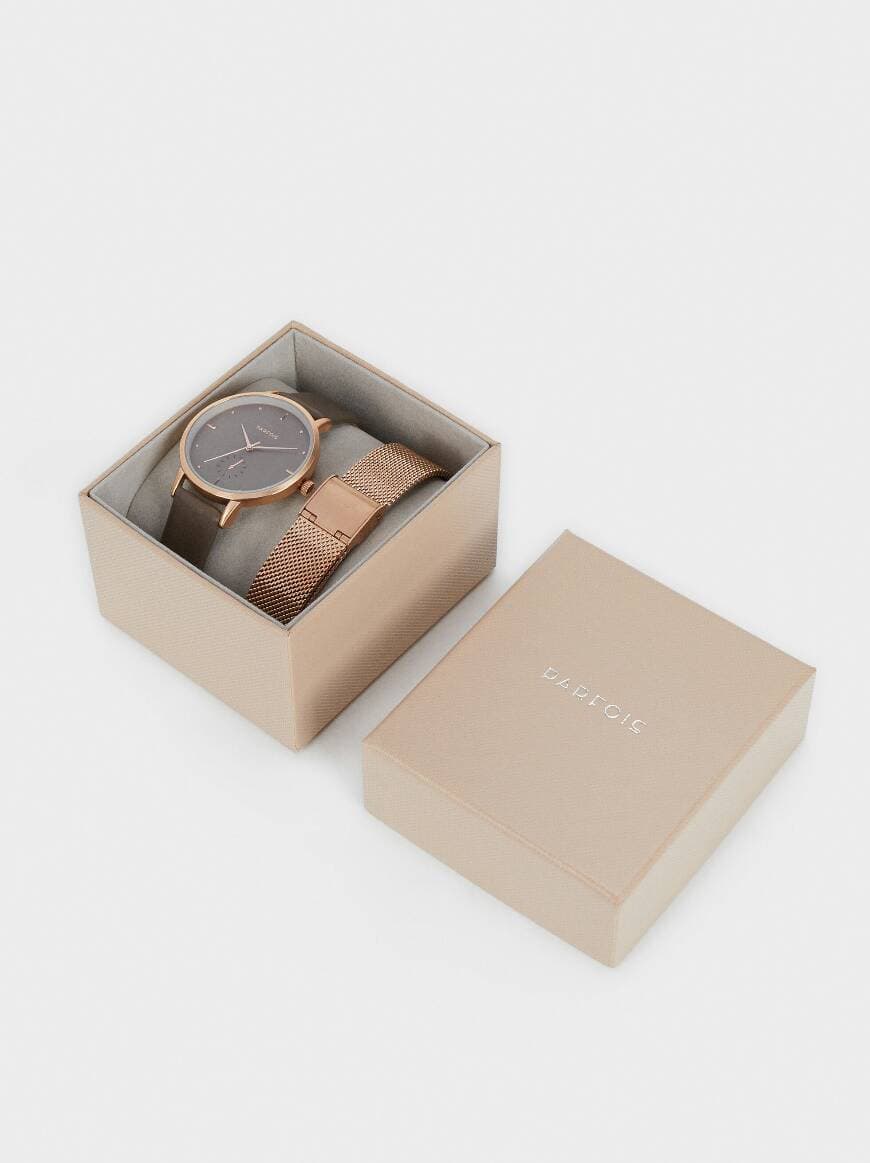 Moda PARFOIS - Relógio com Bracelete Dupla