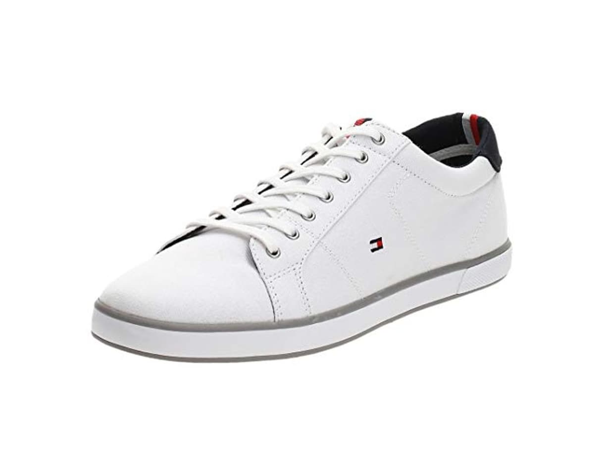 Moda Tommy Hilfiger H2285arlow 1d, Zapatillas para Hombre, Blanco