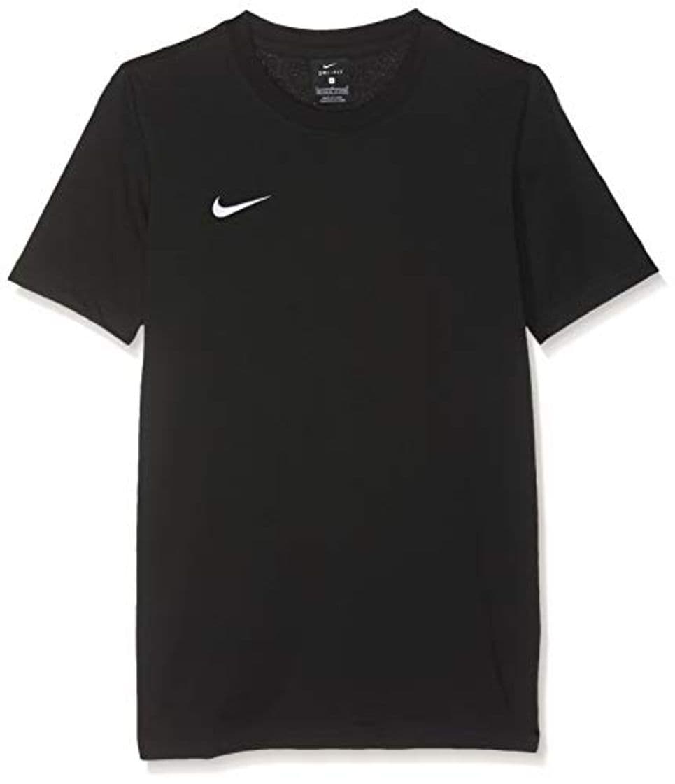 Moda NIKE Y tee TM Club19 SS T-Shirt, Unisex niños, Black/Black/Black/