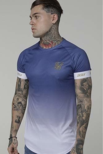 Fashion Sik Silk Camiseta S/S Fade Tech Azul XL