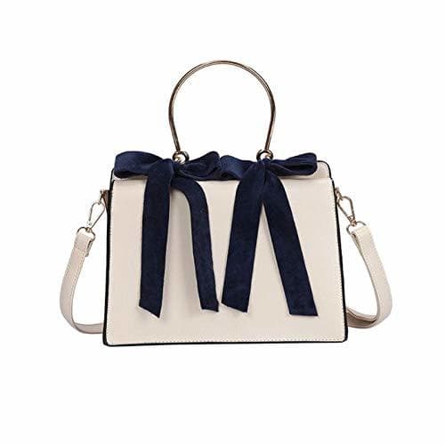 Producto Fonxoy-Shoulder Bags Mujeres Niñas Bolso de cuero Bowknot Bolso de hombro Bolso