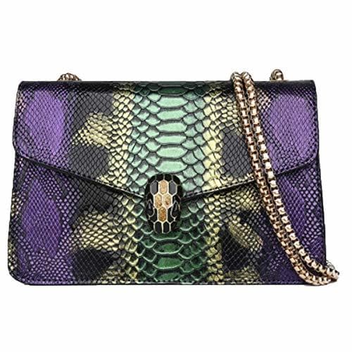 Product Bolso de mujer con diseño de serpiente y contraste de la moda