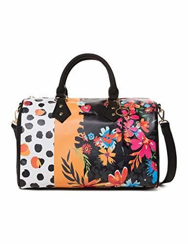 Producto Desigual - Bag Carmela Patch Bowling Women, Carteras de mano con asa