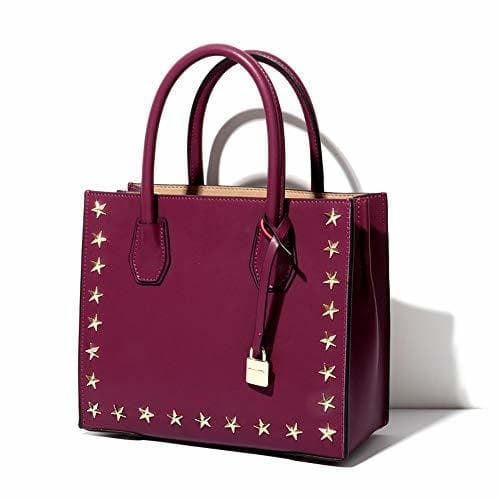 Producto AnoJm Remache Bolso Estrella pentagonal Bolso portátil de Cuero for Mujer Práctico