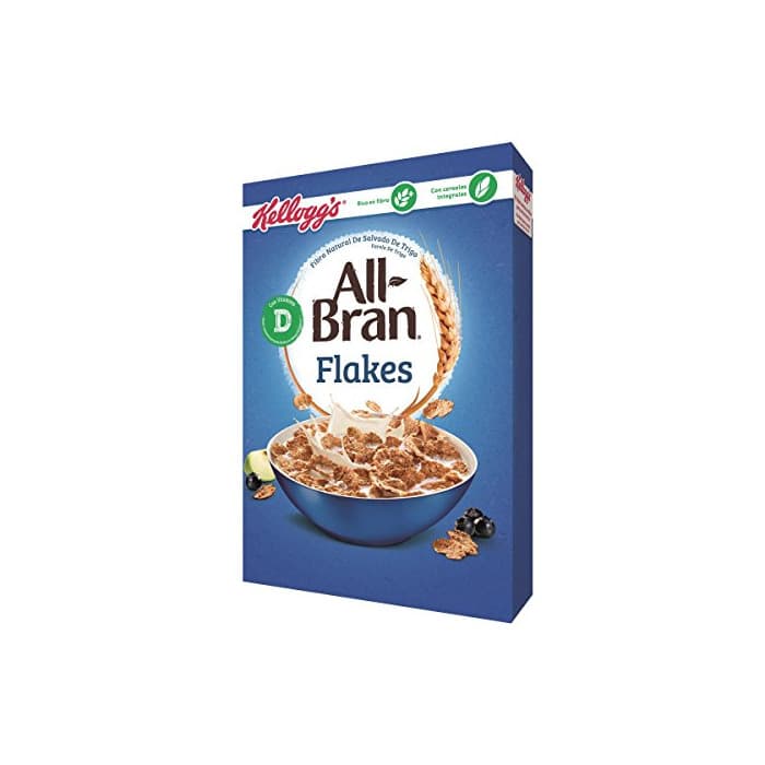 Product Kellogg's Cereales All Bran Flakes - 2 Paquetes de 500 gr -