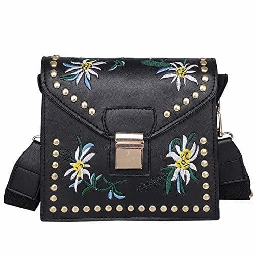 Producto XZLWW Moda Damas Bordado Estilo étnico Hombro Messenger Bag Teléfono móvil Bolsa