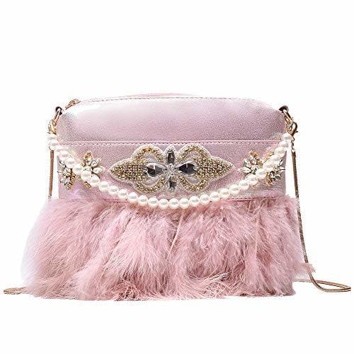 Product Coolives Bolso Pequeño con Cadena de Mujer Clutch Bolso de Mano con