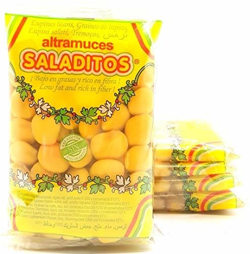 Producto Altramuces Saladitos 5 packs de 4 bolsitas de 100 g