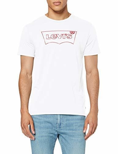 Fashion Levi's Housemark Graphic tee Camiseta, Blanco