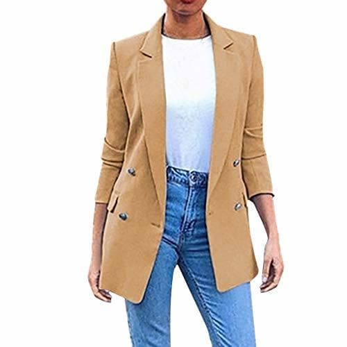 Product STRIR Chaquetas de Traje y Blazers para Mujer Cárdigans con Hombro Acolchado