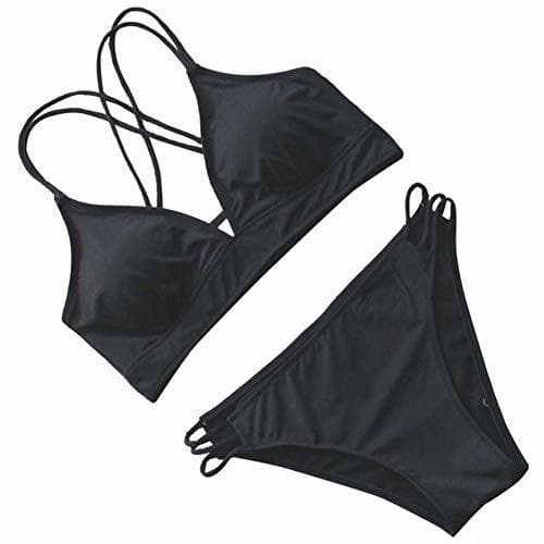 Place Wymw New Cross Bikinis Traje De Baño para Mujer Traje De Baño