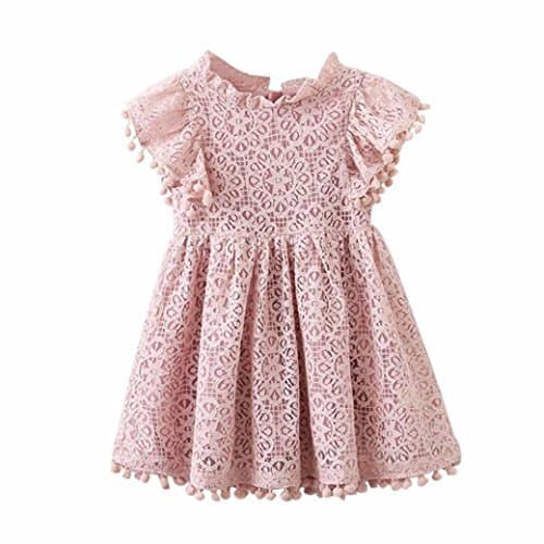 Product K-youth Elegante Bordado Ropa Bebe Niña Princesa Vestido De Encaje Estampado Floral