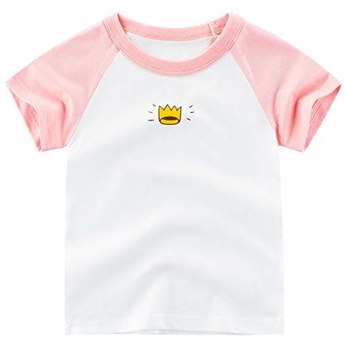 Producto Oyoden Camisetas Manga Corta Niños Dibujos Animados Tops Bebé Verano Algodón Blusa