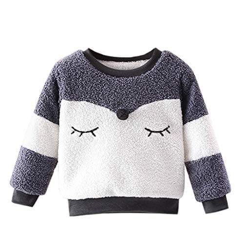 Producto LHWY Sudadera Forros Polares Camiseta Invierno para Niños Niñas Bebé Felpa Calentito