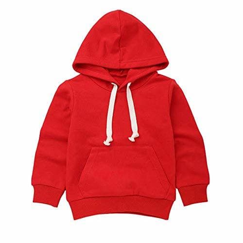 Product K-youth Sweat Shirt - Sudadera con Capucha para Niños Color Sólido Sudadera