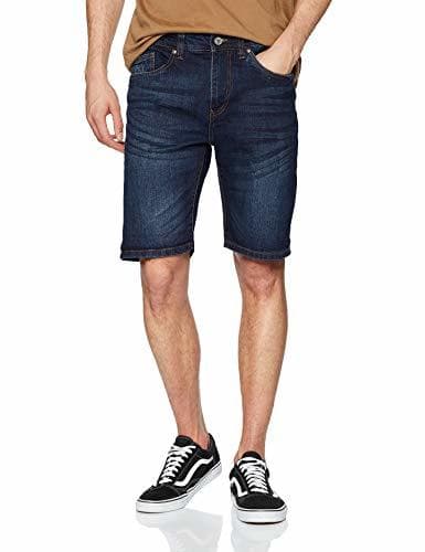 Place Springfield Berm Denim Calor I Pantalones Cortos Deportivos, Azul