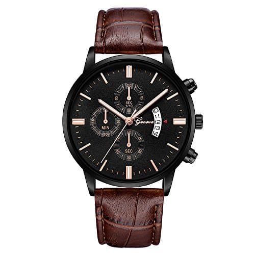 Lugar Kanlin1986 Relojes Hombre Reloj para Hombre De Ginebra Fecha Reloj De Pulsera