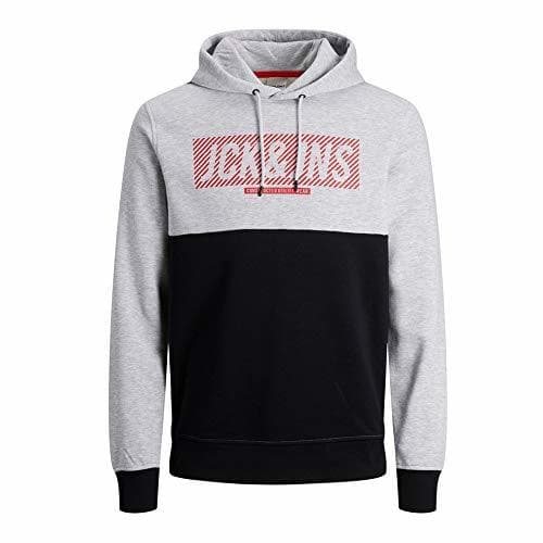 Place JACK & JONES JCOMILLA Sweat Hood Sudadera con Capucha, Multicolor