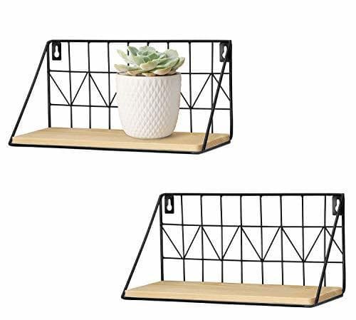 Elemento de la categoría hogar Mkouo Estanterías flotantes montadas en la Pared Juego de 2 estantes de