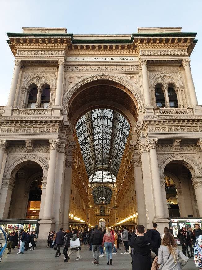 Lugar Galería Vittorio Emanuele II