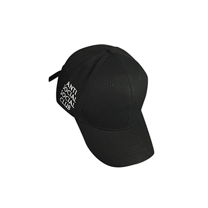 Moda MissFox Unisex Casual Motocicleta Gorra De Béisbol Deporte Sombrero De Sol Negro