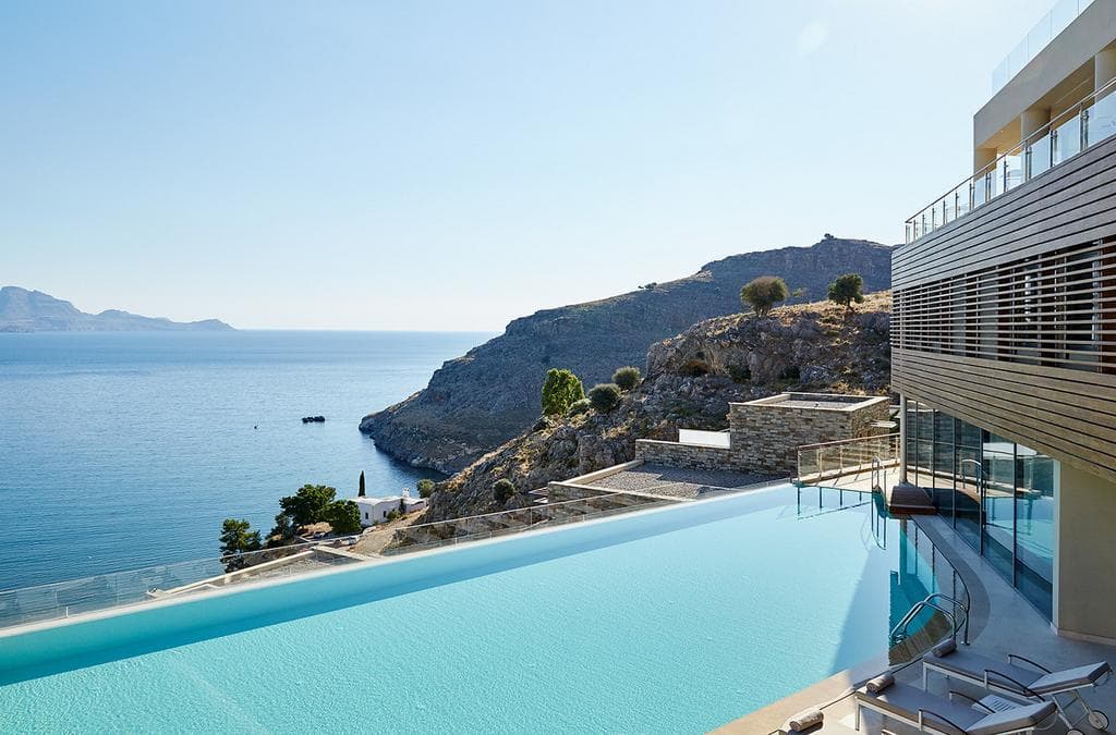 Place Lindos Blue Sky