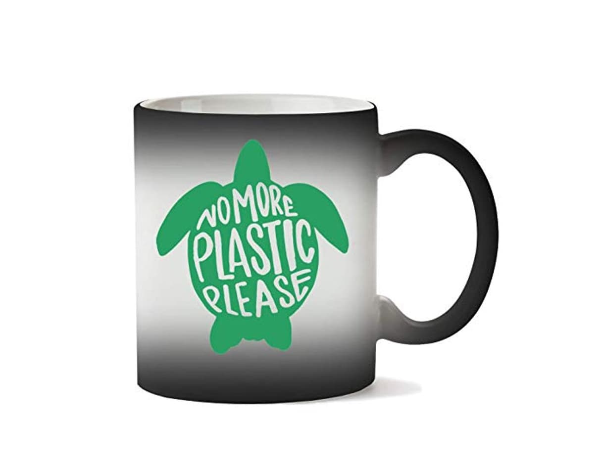 Product YoBrand No More Plastic Please Taza Calor Cambio De Color