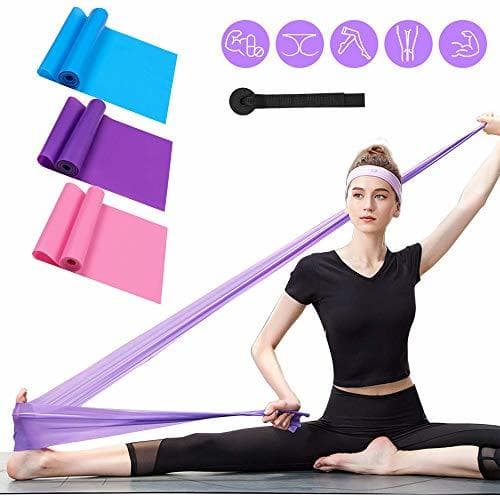 Product Bandas Elasticas Fitness 3 Piezas Resistencia Bandas de Ejercicios para Yoga