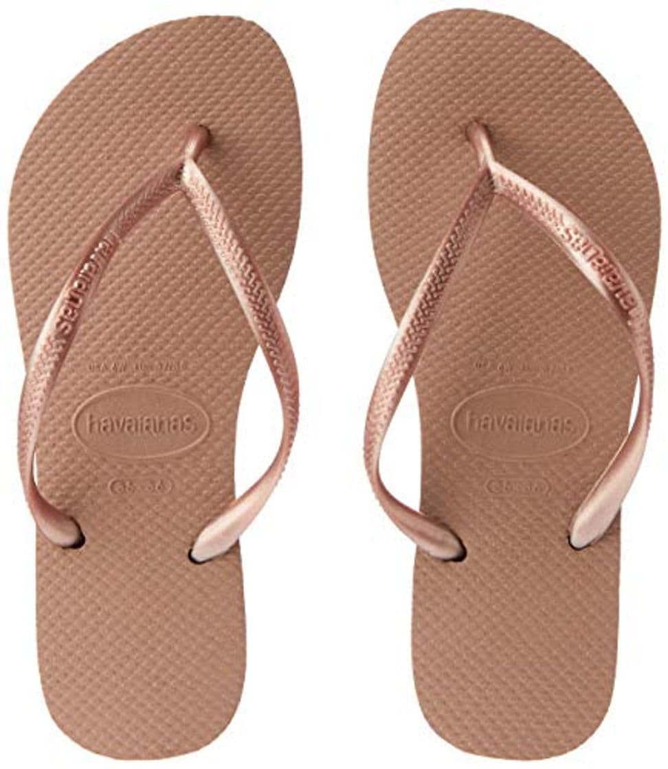 Fashion Havaianas Slim, Chanclas para Mujer, Marrón