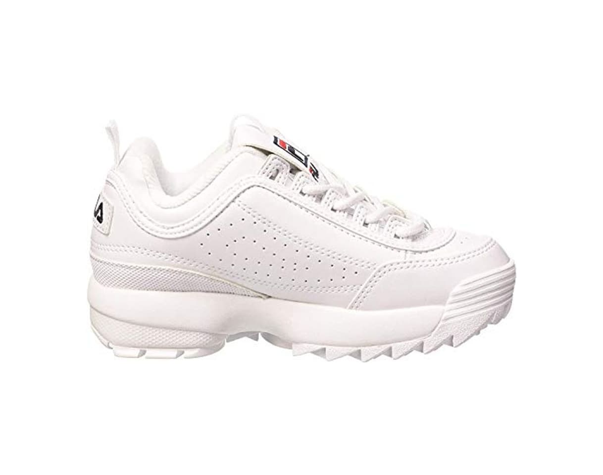 Fashion FILA 1010567 Disruptor Kids Zapatillas DE Deporte Junior Unisex White 30