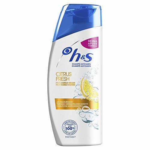 Beauty H&S Citrus Fresh Anticaspa Champú 90 ml Para El Cabello Graso