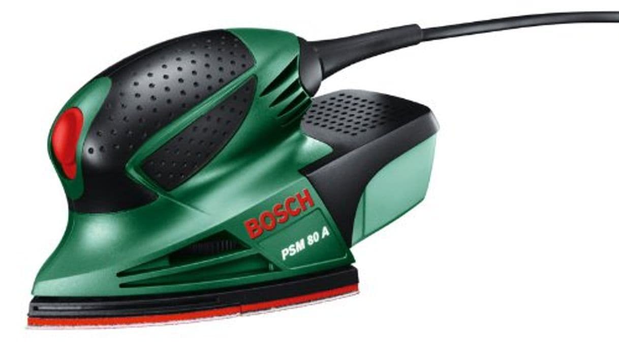 Product Bosch PSM 80 A - Multilijadora, 3 hojas de lija RedWood, con