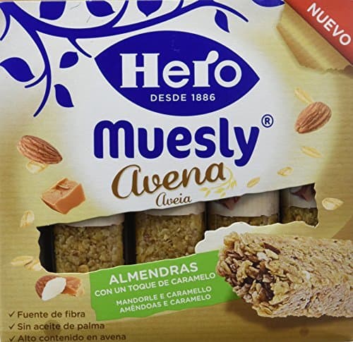 Lugar Hero Muesly Barrita de Avena con Almendras y Caramelo