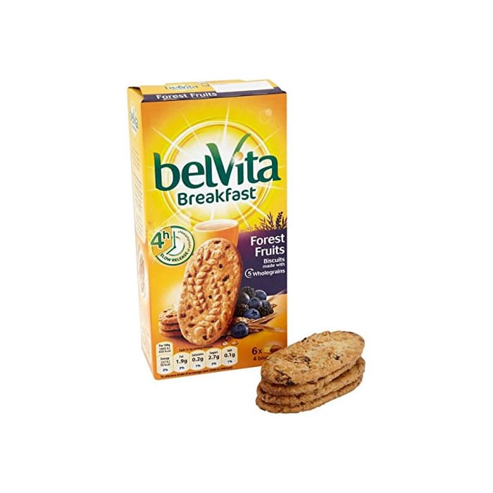 Producto Belvita fruta del bosque desayuno Biscuit 6 x 50g