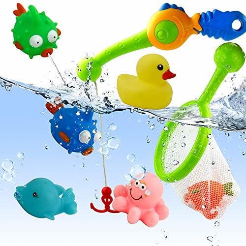 Producto Juguetes de Baño Flotante con Juegos de Pesca para Niños Más de