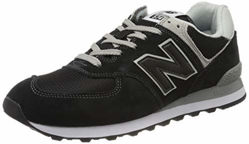 Moda New Balance 574 Core Zapatillas Hombre, Negro