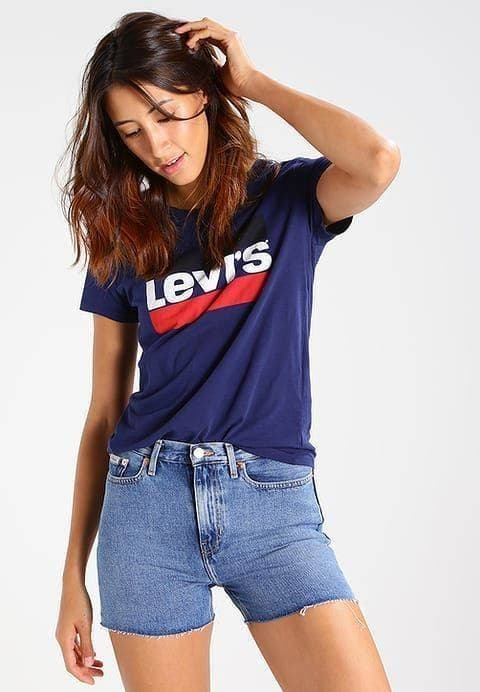 Fashion T-shirt Levis azul